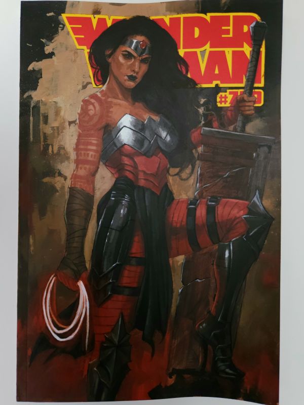 Image for Absolute wonder woman - blank variant painting