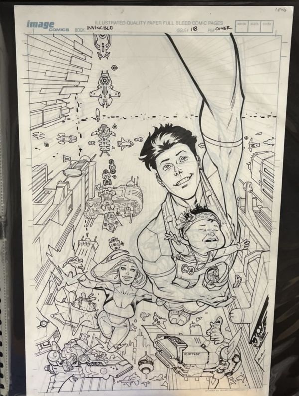 Image for Invincible 118 Cover Original Art