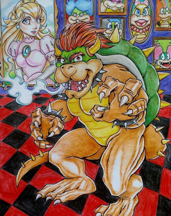 Image for Bowser Gallery Peach Illustration