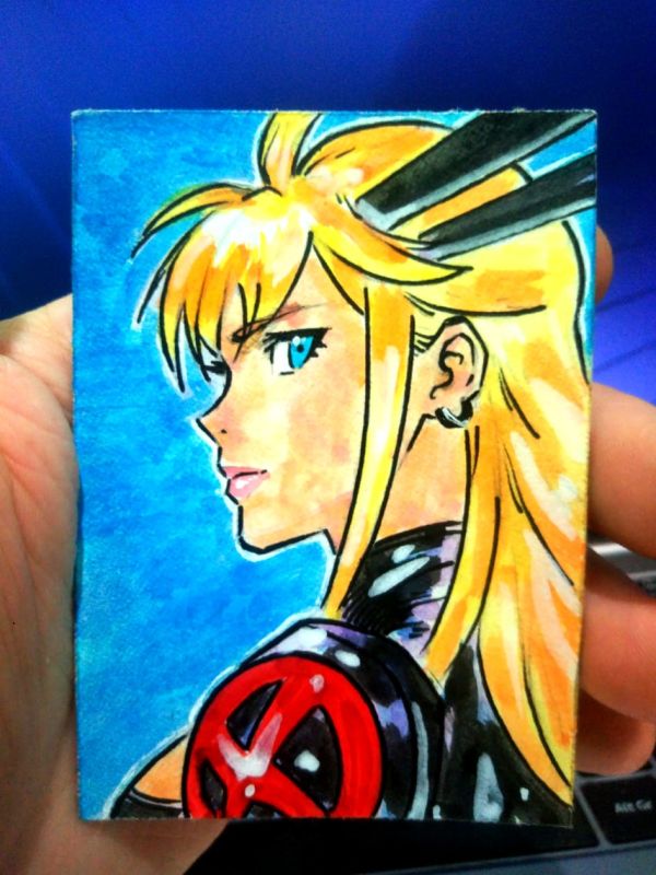 Image for Magik Sketchcard Original 2.5x3.5 Inks and Markers by Luke Barrows
