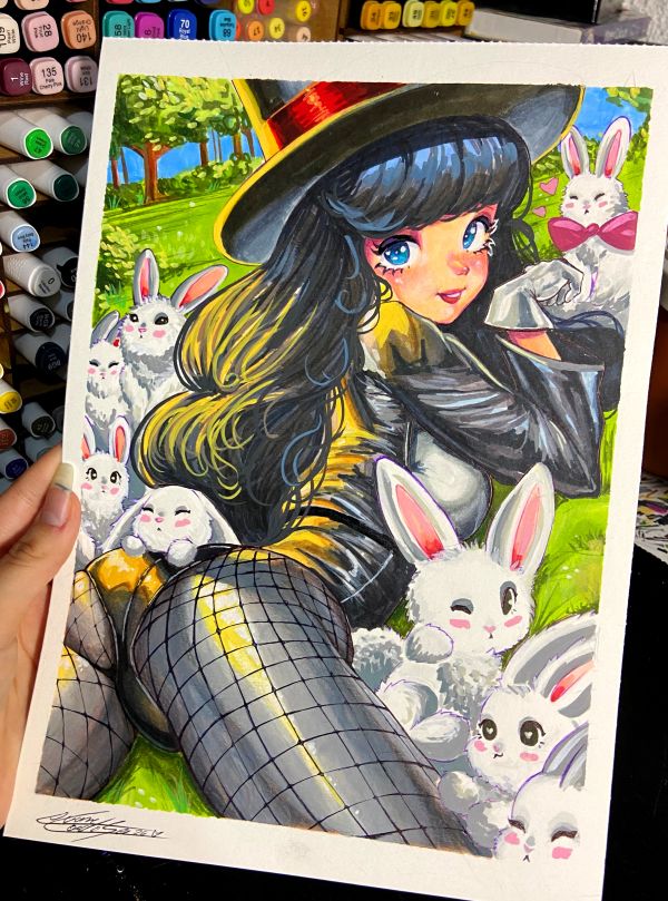 Image for Zatanna 9"12 by Lu Cardoso