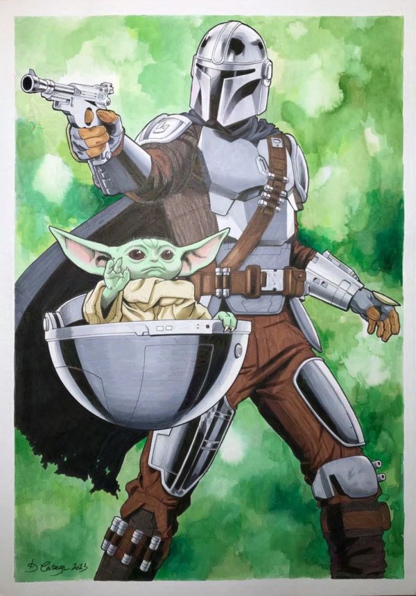 Image for The Mandalorian and Grogu by David Cabeza