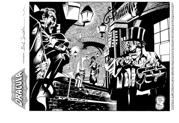 Image for Sinnott Challenge GENE COLAN'S Dracula/Jack the Ripper signed Bob Smith