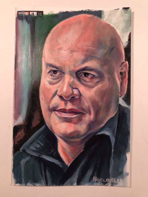 Image for Kingpin Painted Portrait Sketch Cover