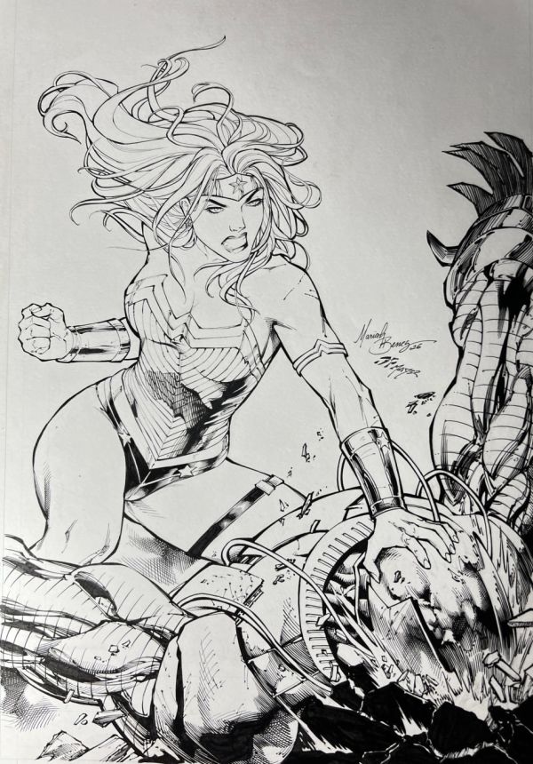 Image for Wonder Woman Inked Original Art