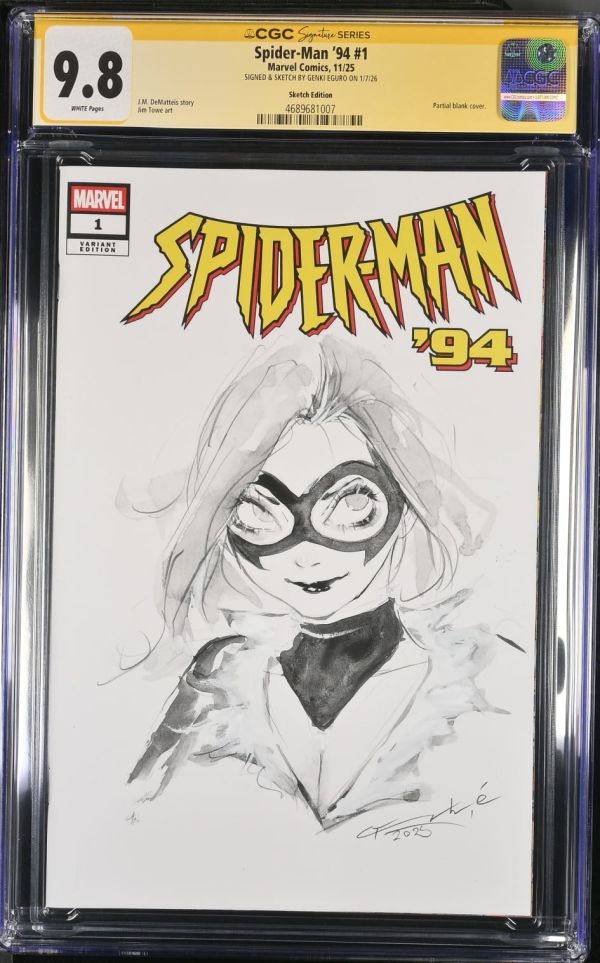 Image for Spider-Man '94 #1 Black Cat Sketch by Genki