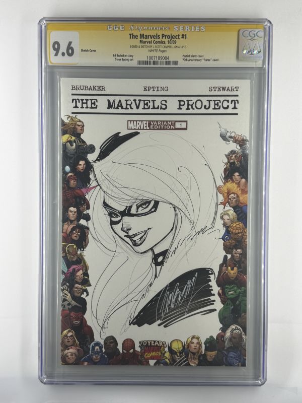Image for J. Scott Campbell Black Cat Sketch Cover