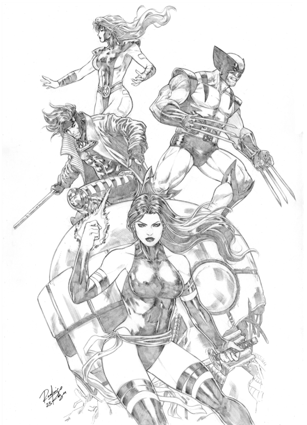 Image for Psylocke Team 11"x17"