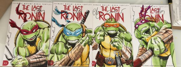 Image for TMNT Last Ronin Blank Covers Set by Escorza Bros