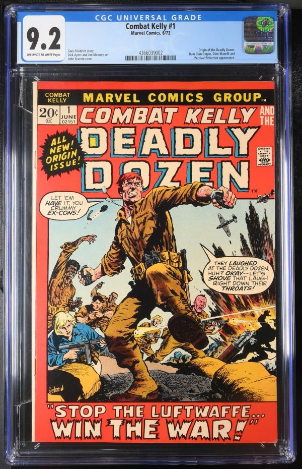 Image for Combat Kelly and the Deadly Dozen #1 CGC 9.2
