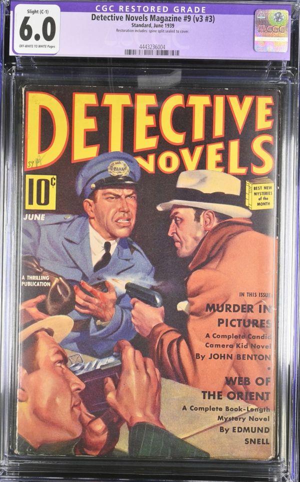 Image for Detective Novels Magazine #9 CGC 6.0