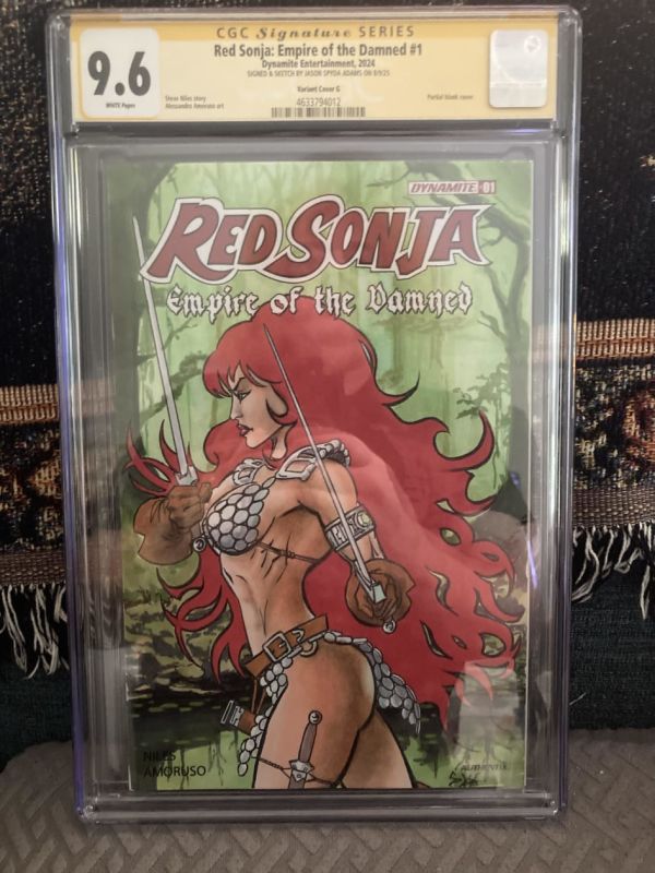 Image for Red Sonja: Empire of the Damned #1 CGC 9.6