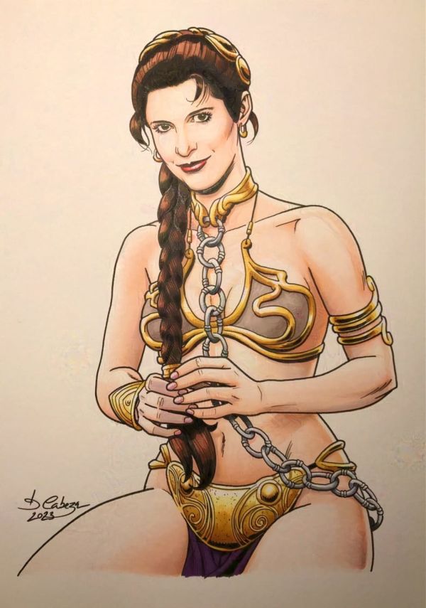 Image for Star Wars Slave Leia by David Cabeza