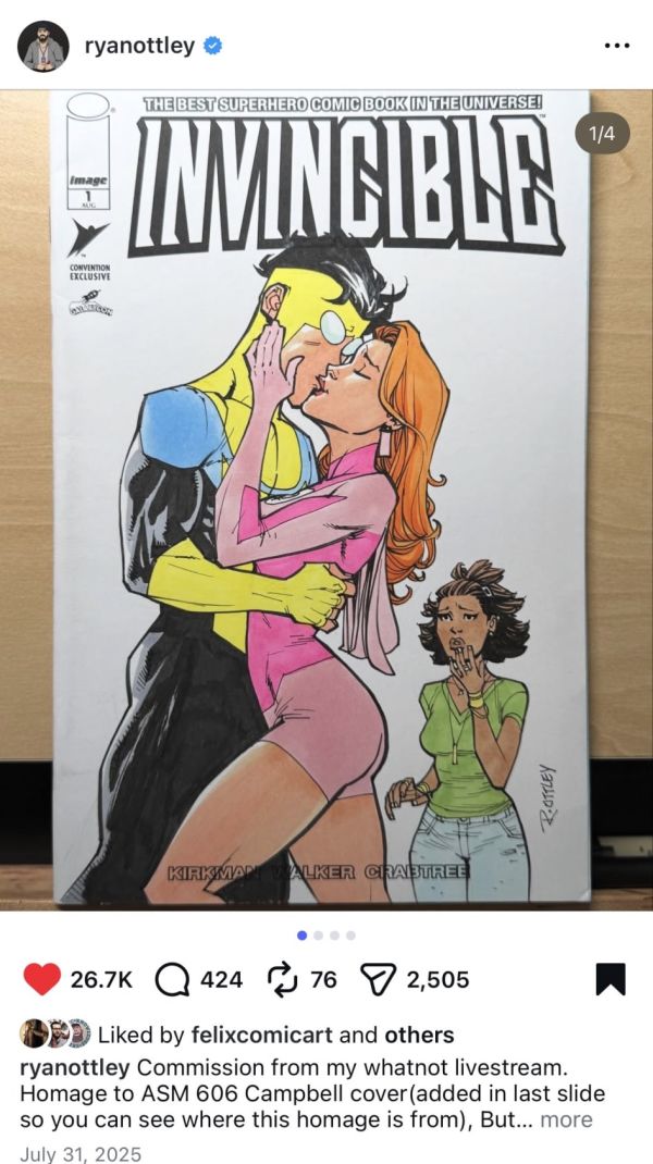 Image for Invincible Sketch by Ryan Ottley