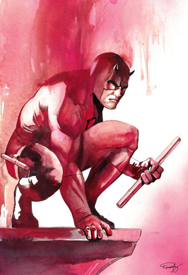Image for Daredevil Watercolor Illustration