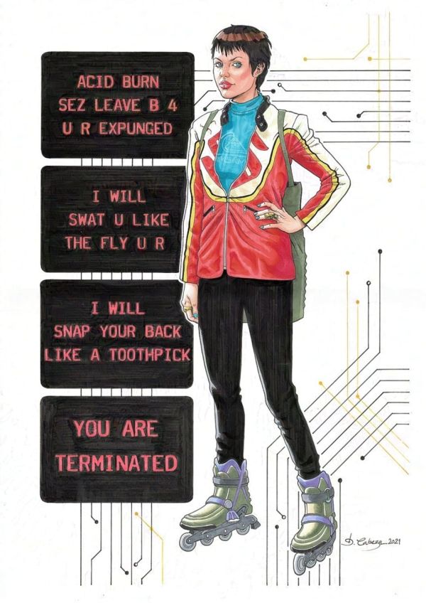 Image for Angelina Jolie in Hackers movie by David Cabeza