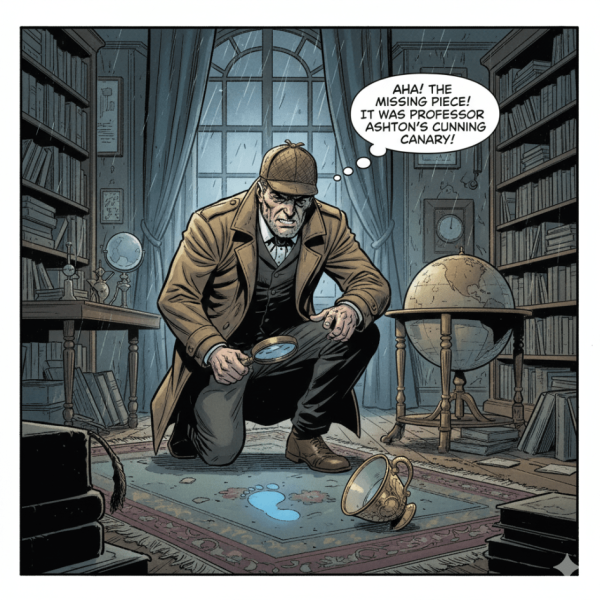 Image for Detective Discovers Clue in Library