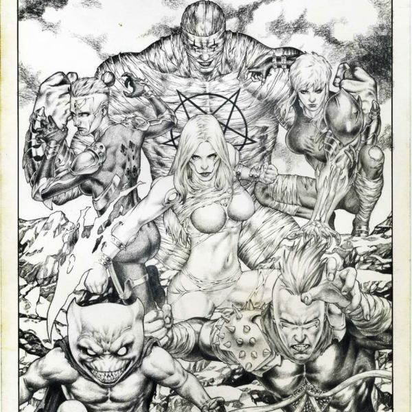 Image for Superhero Team Original Art