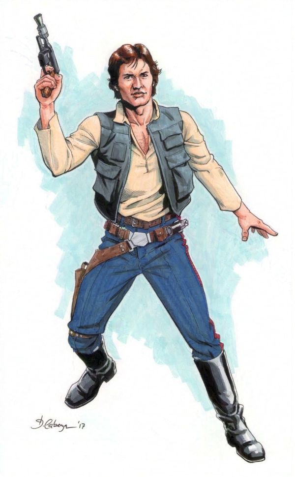Image for Han solo sketch by David Cabeza