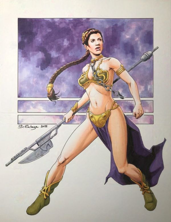 Image for Star Wars ROTJ Slave Leia by David Cabeza