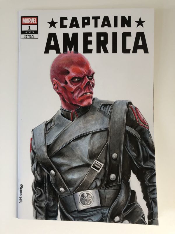 Image for Red Skull Sketch Cover