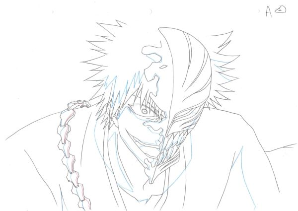 Image for BLEACH Animation Production Sketch Genga Cel 02 // Anime Art Douga