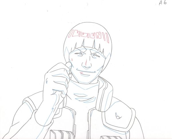 Image for Naruto Animation Production Sketch Genga Cel 13 // Anime Art Douga