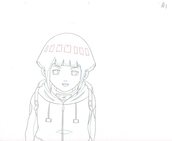 Image for Naruto Animation Production Sketch Genga Cel 15 // Anime Art Douga