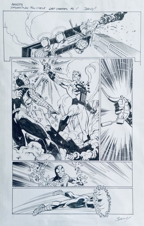 Image for Amazing Spider-Man Full Circle page 1 ! Mark Bagley Pencils & John Dell inks!!