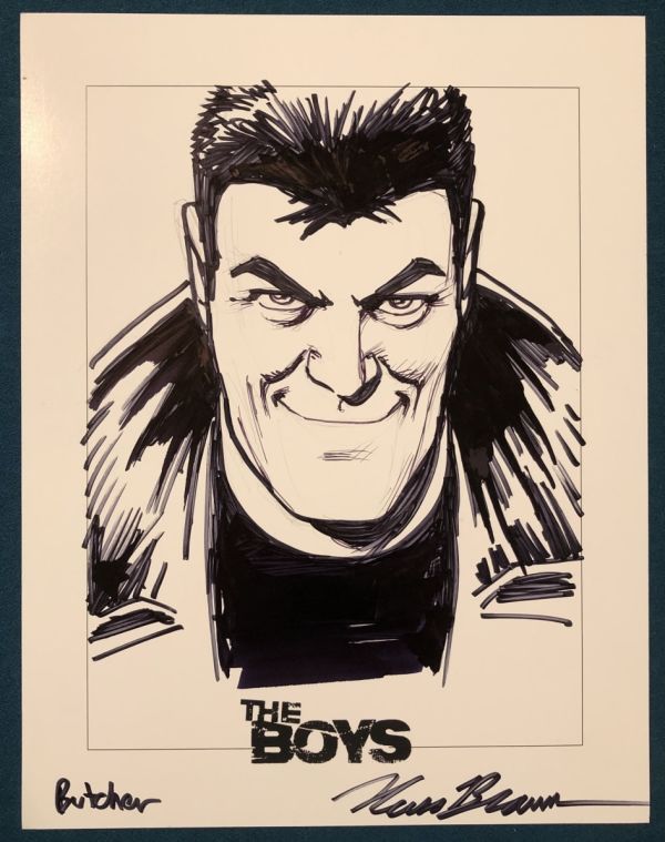 Image for Billy Butcher The Boys Sketch by Russ Braun