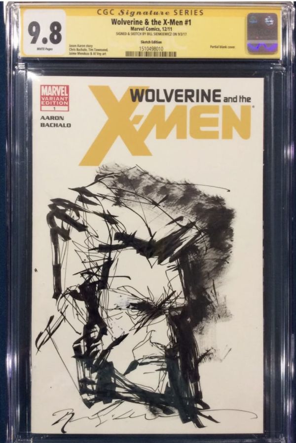 Image for Bill Sienkiewicz Wolverine and the X-Men #1 Sketch Variant CGC 9.8