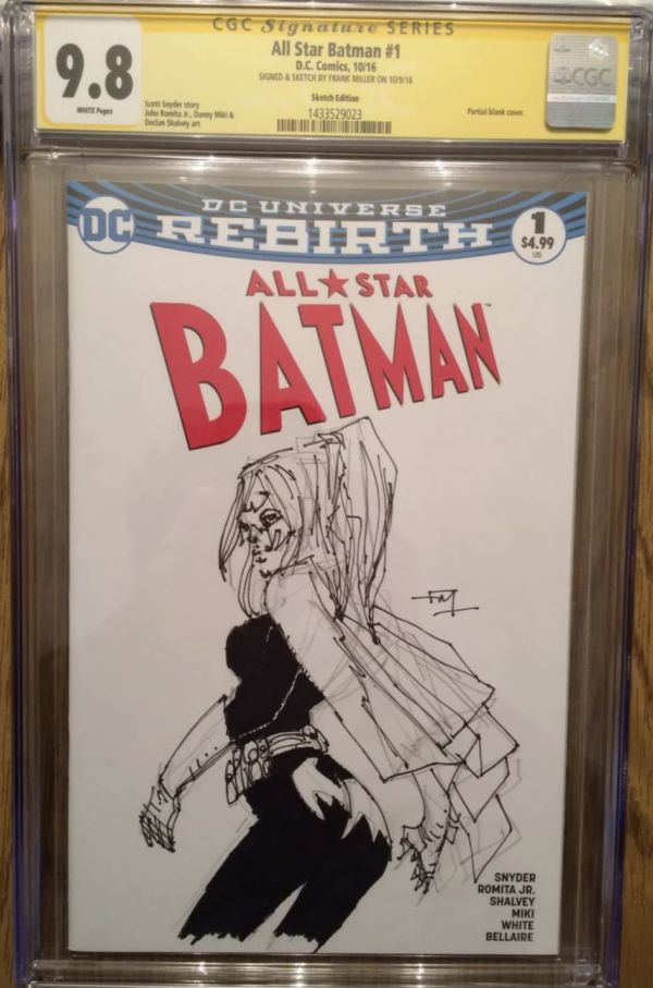 Image for Frank Miller All Star Batman #1 Sketch Cover