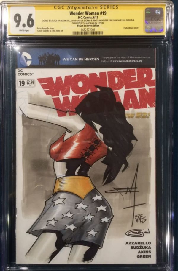Image for Frank Miller Original Wonder Woman #19 Sketch Cover
