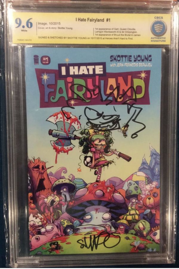 Image for Skottie Young sketch I Hate Fairyland #1 Signed Comic