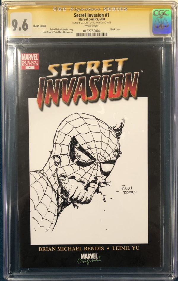 Image for David Fonch Spider-man Secret Invasion #1 Sketch Cover