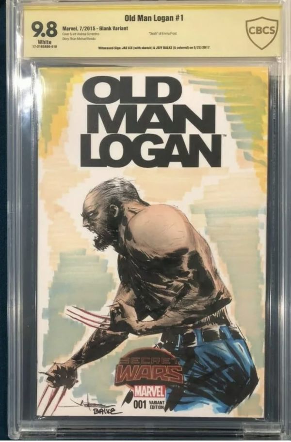Image for Jae Lee Old Man Logan #1 Blank Variant CBCS 9.8