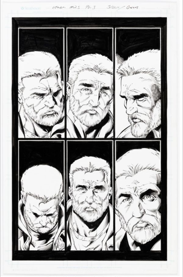 Image for Mark Bagley Venom 25 Original Comic Page