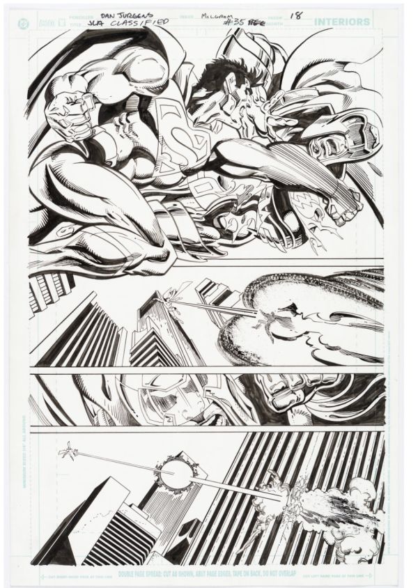 Image for Dan Jurgens and Al Milgrom Superman Interior Page