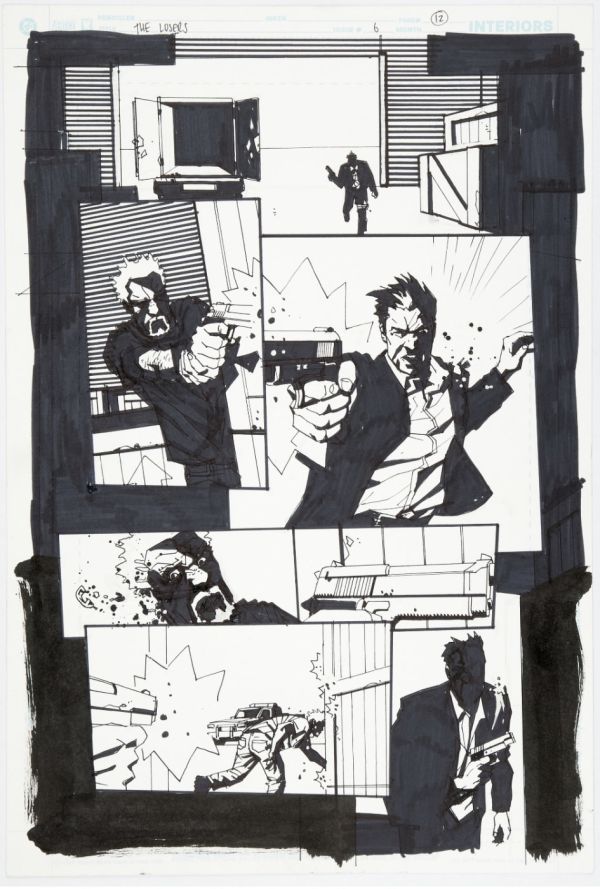 Image for Jock Original The Losers Interior Page