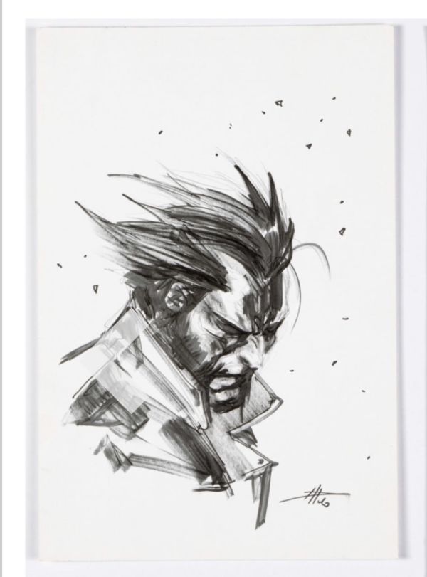 Image for Gabriele Dell’otto Wolverine Ink Sketch