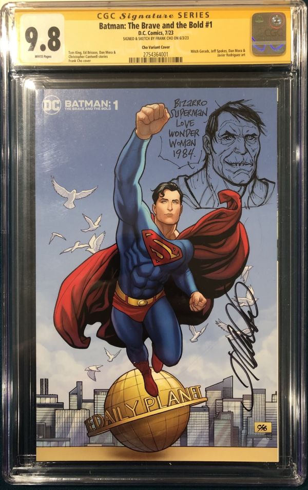 Image for Frank Cho Batman: The Brave and the Bold #1 CGC 9.8 Signed Sketch