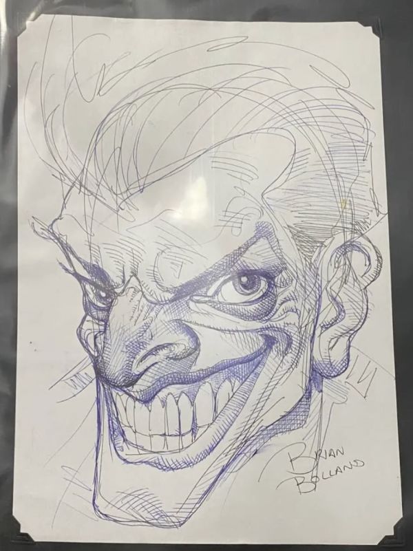 Image for Brian Bolland Joker Sketch