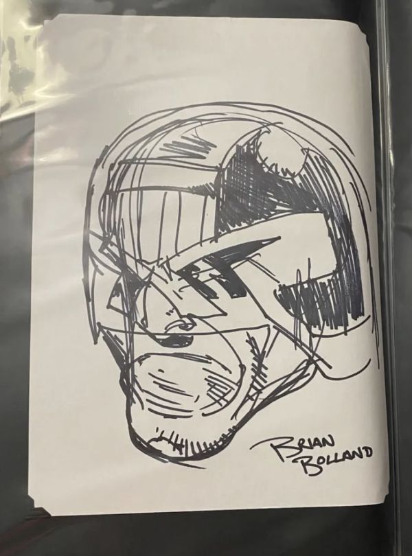Image for Brian Bolland Judge Dredd Sketch
