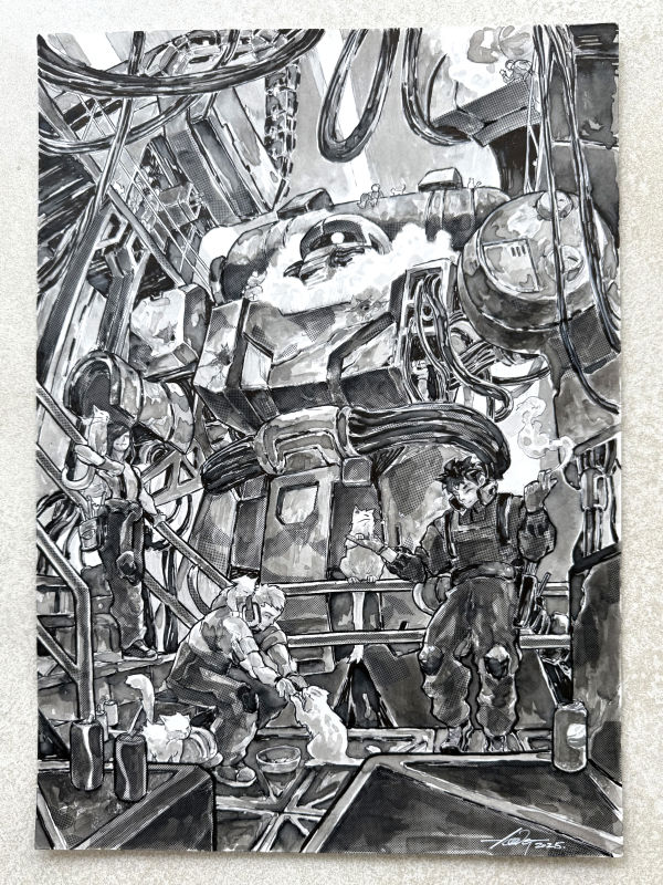 Image for MS-06 Zaku II Mobile Suit - Original Art