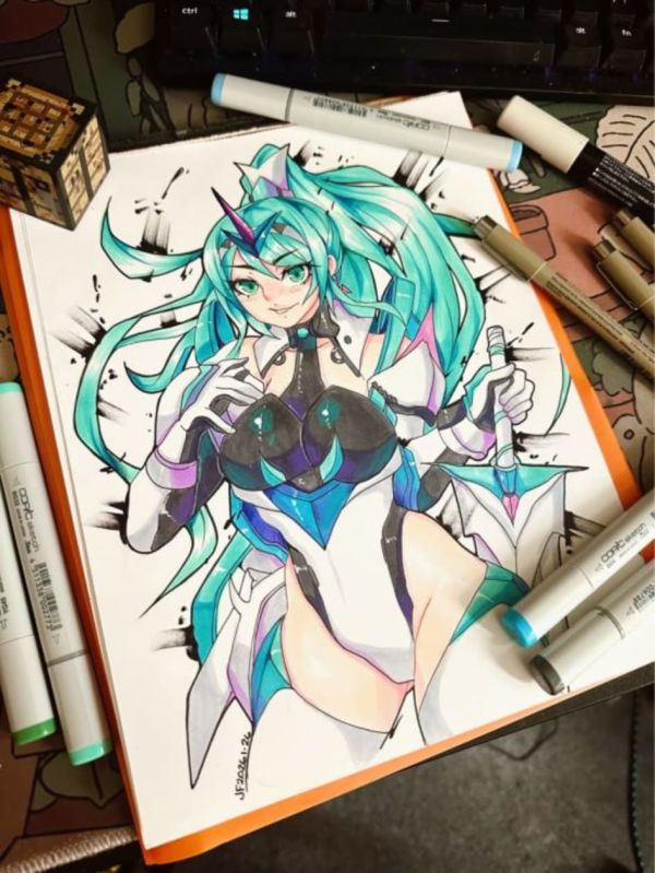 Image for Pneuma 8x11 Commission (Xenoblade Chronicles 2)