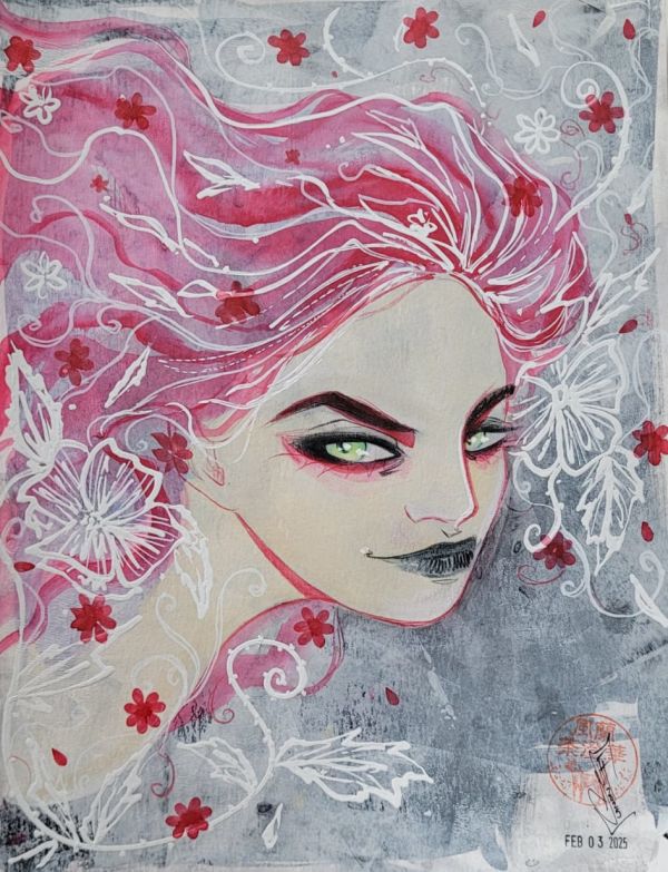 Image for Poison Ivy Original painted Artwork