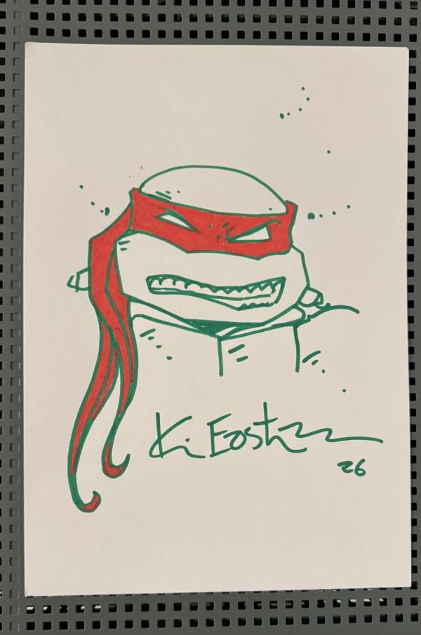 Image for Raphael TMNT Sketch Signed