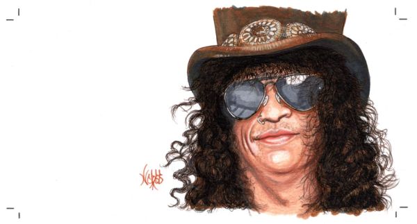Image for Portrait of Slash with Top Hat
