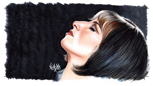 Image for Barbra Streisand Profile Original Art