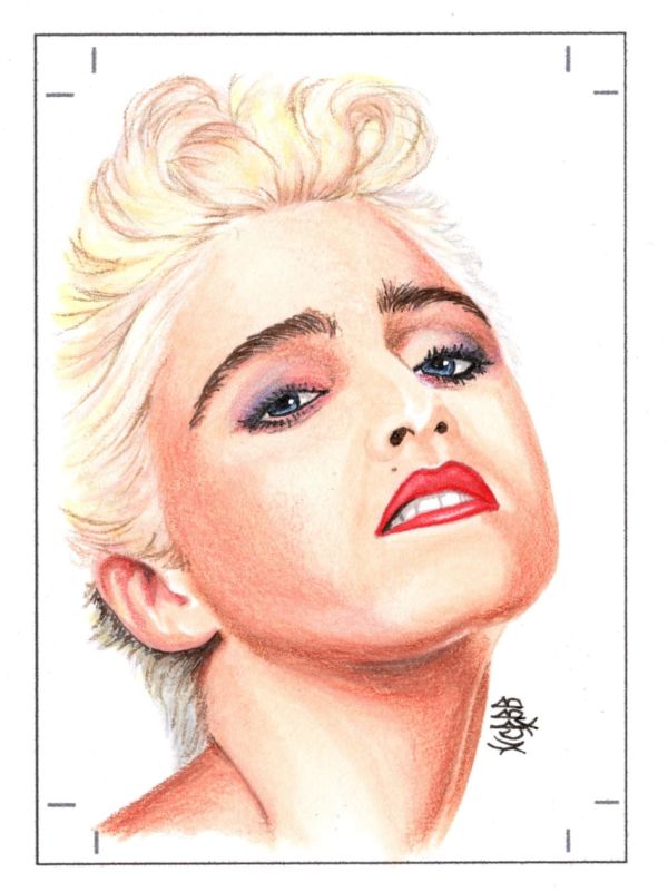 Image for Madonna Portrait Study in Colored Pencil